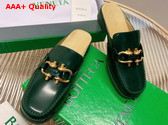 Bottega Veneta Monsieur Loafer Dark Green Calfskin Replica