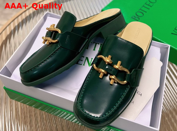 Bottega Veneta Monsieur Loafer Dark Green Calfskin Replica