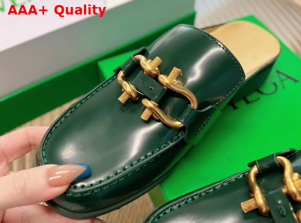 Bottega Veneta Monsieur Loafer Dark Green Calfskin Replica