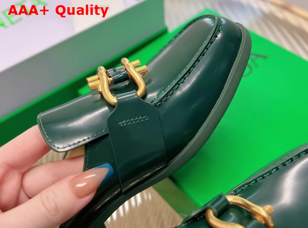 Bottega Veneta Monsieur Loafer Dark Green Calfskin Replica