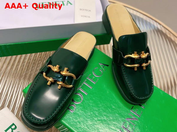 Bottega Veneta Monsieur Loafer Dark Green Calfskin Replica