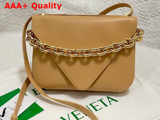 Bottega Veneta Mount Almond Medium Leather Envelope Bag Replica