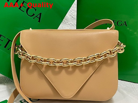 Bottega Veneta Mount Almond Medium Leather Envelope Bag Replica