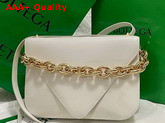 Bottega Veneta Mount White Medium Leather Envelope Bag Replica