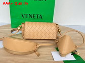 Bottega Veneta Multi Pouch On Strap Almond Replica