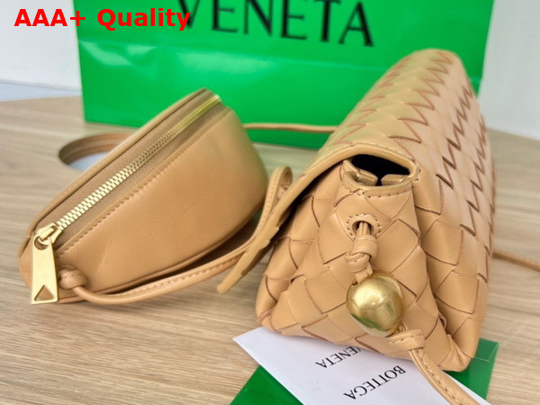 Bottega Veneta Multi Pouch On Strap Almond Replica