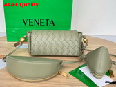 Bottega Veneta Multi Pouch On Strap Travertine Replica