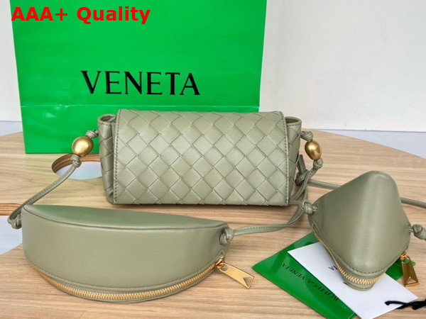 Bottega Veneta Multi Pouch On Strap Travertine Replica