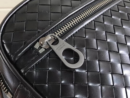 Bottega Veneta Nero Intrecciato VN Belt Bag