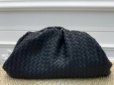 Bottega Veneta Oversize Pouch in Intrecciato Nappa Navy Blue