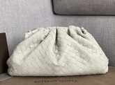 Bottega Veneta Oversize Pouch in Maxi Intreccio Plaster