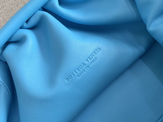 Bottega Veneta Oversized Pouch in Butter Calf Sky Blue