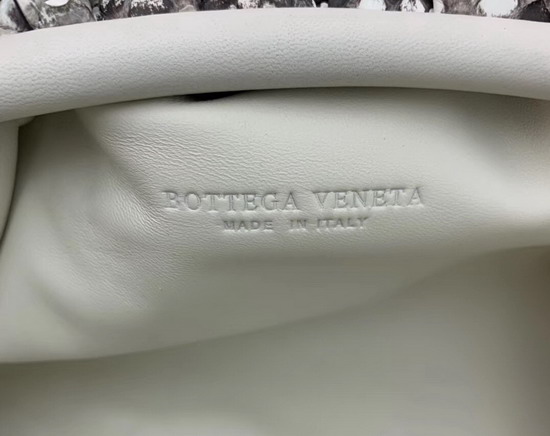 Bottega Veneta Oversized Pouch in Python with a Natural Finish