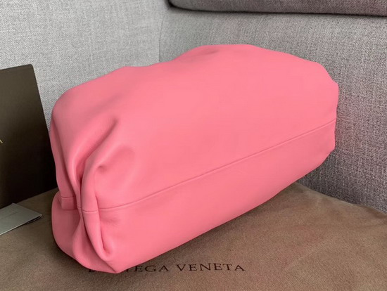 Bottega Veneta Oversized Pouch in Rose Butter Calf Leather