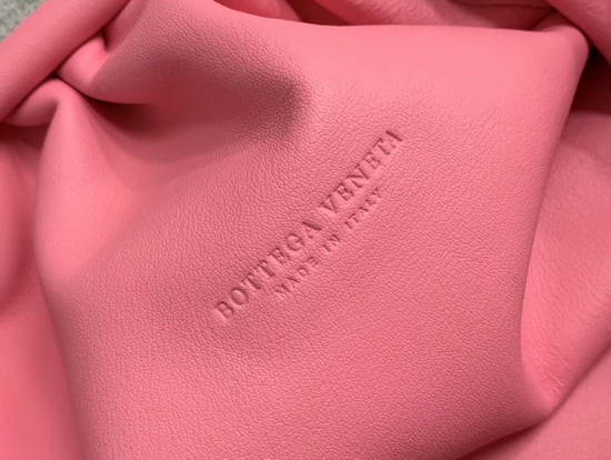 Bottega Veneta Oversized Pouch in Rose Butter Calf Leather