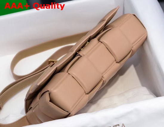 Bottega Veneta Padded Cassette Bag in Almond Lambskin Replica