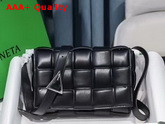 Bottega Veneta Padded Cassette Bag in Black Lambskin Replica