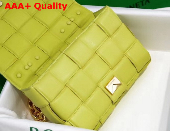 Bottega Veneta Padded Cassette Bag in Kiwi Lambskin Replica