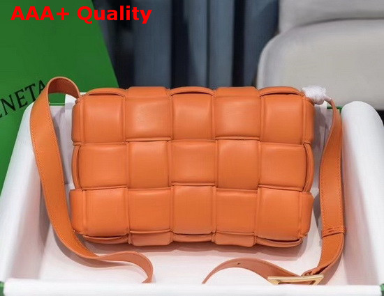 Bottega Veneta Padded Cassette Bag in Orange Replica