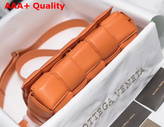 Bottega Veneta Padded Cassette Bag in Orange Replica