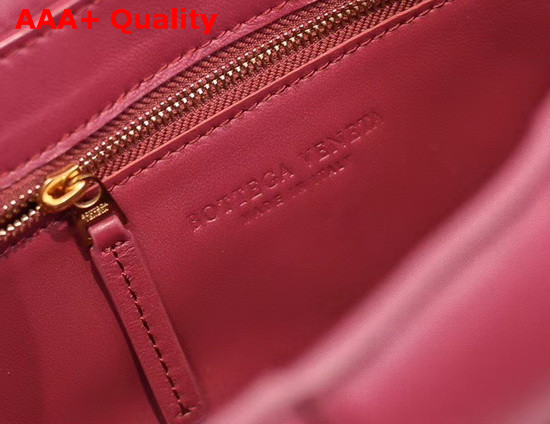 Bottega Veneta Padded Cassette Bag in Oxblood Lambskin Replica