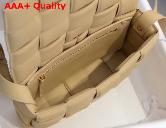 Bottega Veneta Padded Cassette Bag in Porridge Lambskin Replica