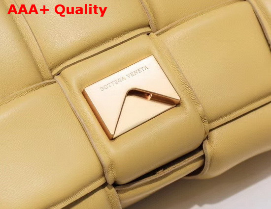 Bottega Veneta Padded Cassette Bag in Yellow Lambskin Replica