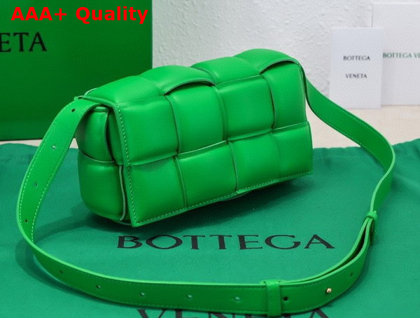 Bottega Veneta Padded Cassette Belt Bag in Parakeet Lambskin Replica