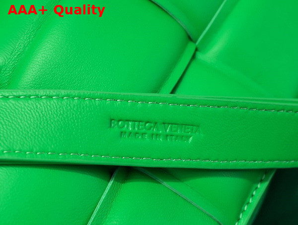 Bottega Veneta Padded Cassette Belt Bag in Parakeet Lambskin Replica