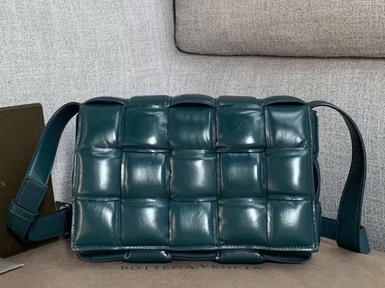 Bottega Veneta Padded Cassette in Ottanio Paper Calfskin