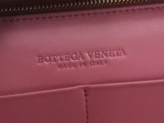 Bottega Veneta Padded Marie Bag in Amaranto Paper Calfskin