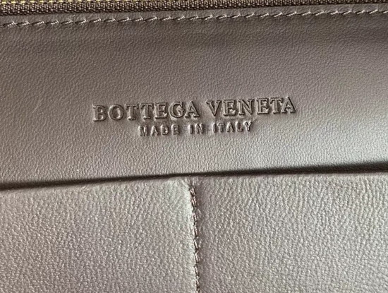 Bottega Veneta Padded Marie Bag in Fondente Paper Calfskin