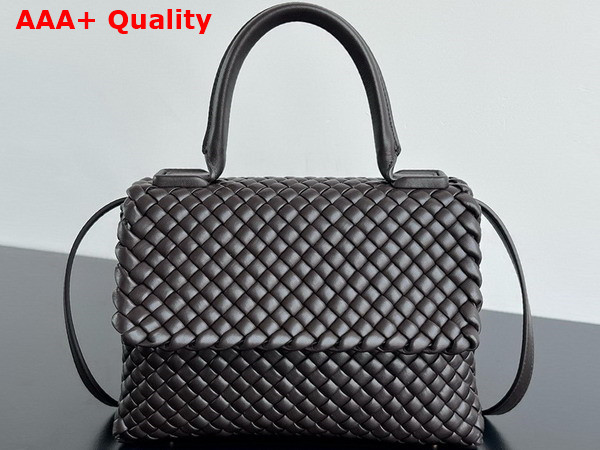 Bottega Veneta Patti Top Handle Bag in Fondant Padded Intreccio Leather with Detachable Cross Body Strap Replica