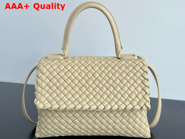 Bottega Veneta Patti Top Handle Bag in String Padded Intreccio Leather with Detachable Cross Body Strap Replica