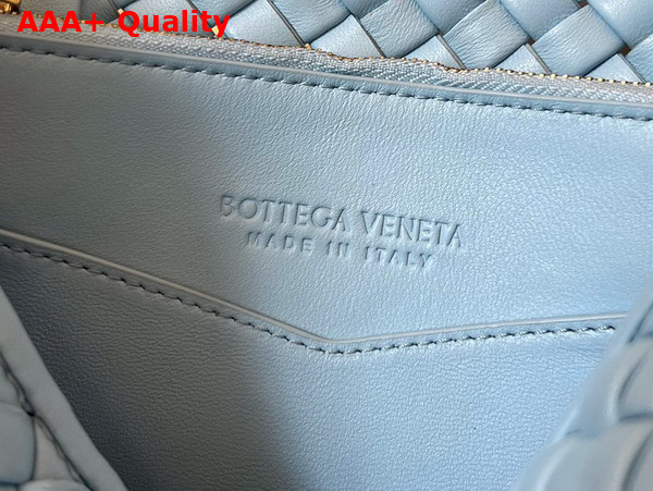 Bottega Veneta Patti Top Handle Bag in Windswept Padded Intreccio Leather Replica