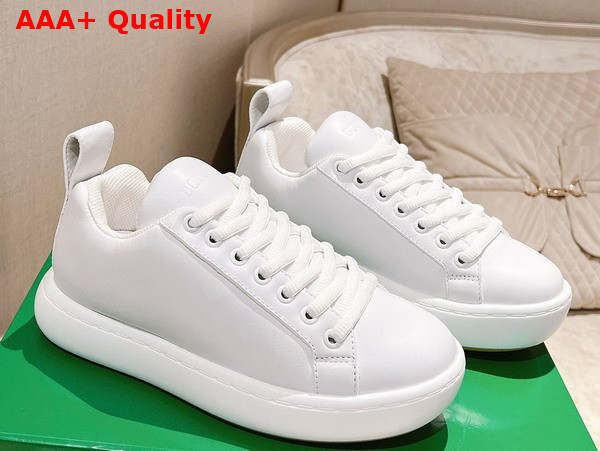 Bottega Veneta Pillow Sneaker Optic White Natural Rubber Calf Skin Replica