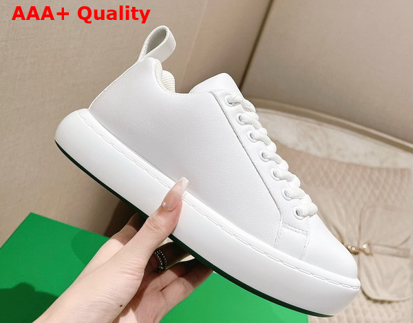 Bottega Veneta Pillow Sneaker Optic White Parakeet Calf Skin Replica