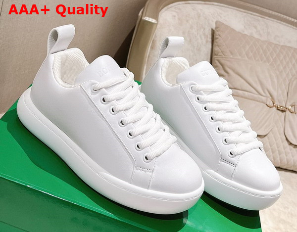 Bottega Veneta Pillow Sneaker Optic White Parakeet Calf Skin Replica