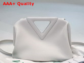 Bottega Veneta Point Chalk Leather Top Handle Bag Replica