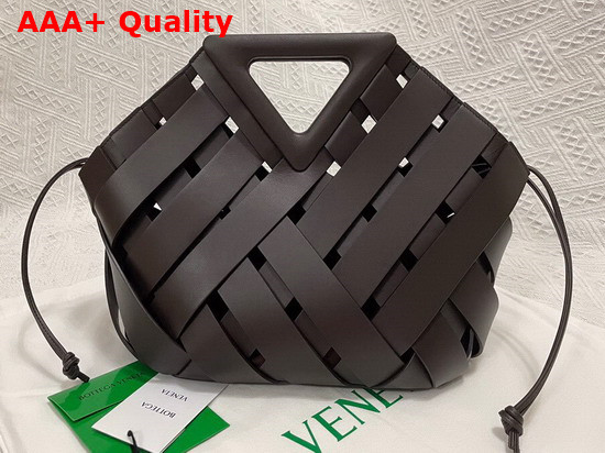 Bottega Veneta Point Fondant Medium Intreccio Leather Top Handle Basket Bag Replica