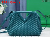 Bottega Veneta Point Mallard Small Lozenge Quilted Leather Top Handle Bag with Detachable Strap Replica