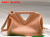 Bottega Veneta Point Peachy Small Leather Top Handle Bag with Detachable Strap Replica