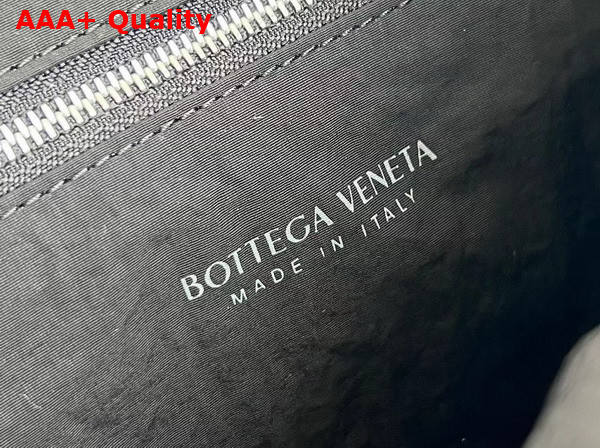 Bottega Veneta Postino Bag in Black Intrecciato Leather Replica