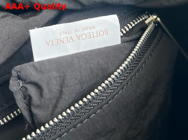 Bottega Veneta Postino Bag in Black Intrecciato Leather Replica