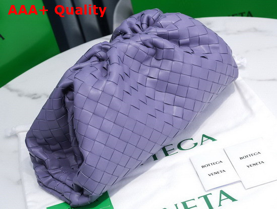 Bottega Veneta Pouch in Lavander Intrecciato Leather Replica