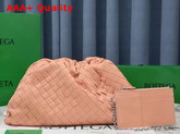 Bottega Veneta Pouch in Pink Intrecciato Leather Replica