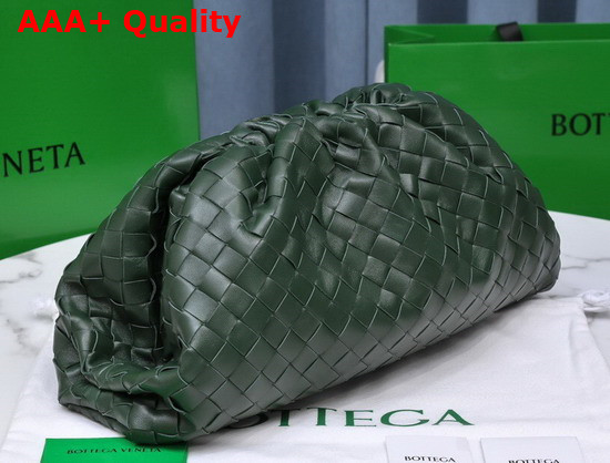 Bottega Veneta Pouch in Raintree Intrecciato Leather Replica