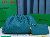 Bottega Veneta Pouch in Wild Green Intrecciato Leather Replica