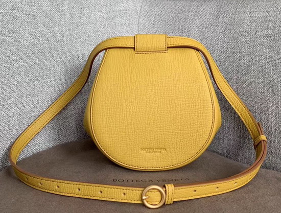 Bottega Veneta Rounded Belt Bag in Palmellato Butterscotch