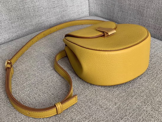 Bottega Veneta Rounded Belt Bag in Palmellato Butterscotch